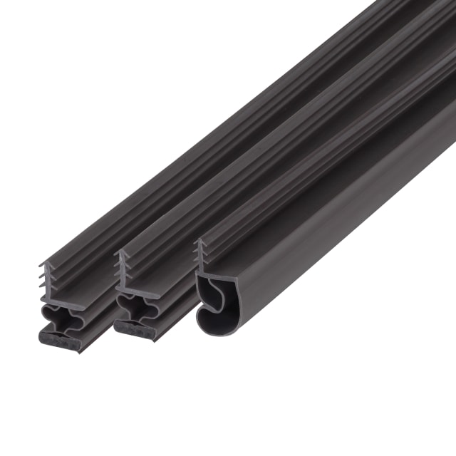 01636 - Brown Vinyl with Magnetic Strip Top and Sides Door Seal Kit for Steel Doors