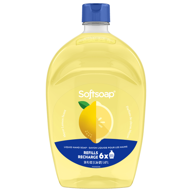 Softsoap Limited Edition Liquid Hand Soap, Meyer Lemon Scent, 50 fl oz Refill Bottle