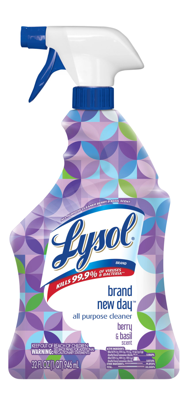 Lysol All Purpose Cleaner Trigger Brand New Day Berry &amp; Basil 32oz