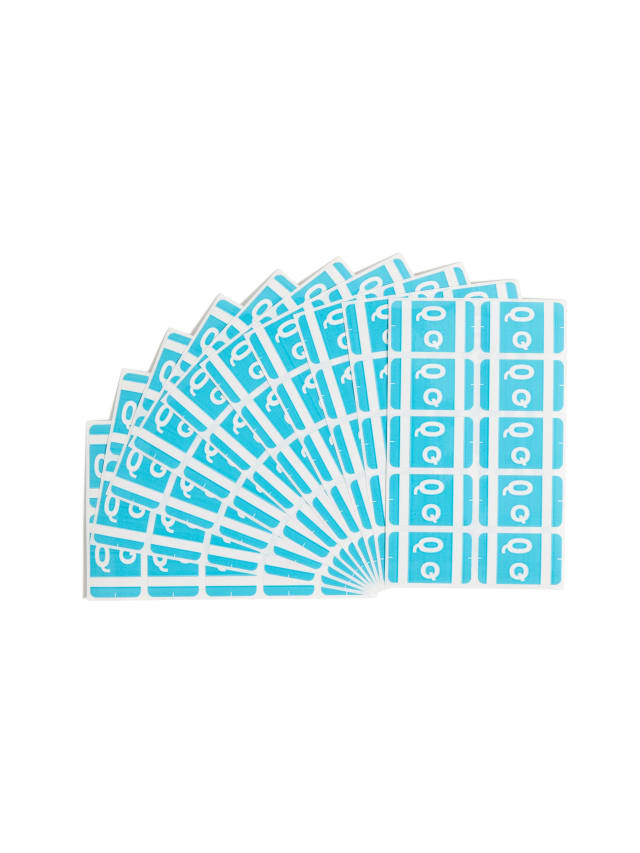 AlphaZ® ACCS Color Coded Alphabetic Labels - Sheets