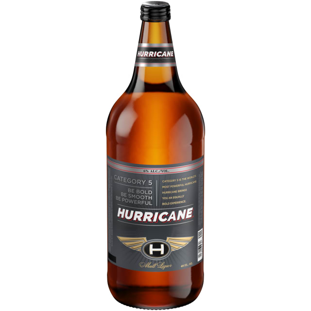 Hurricane Malt Liquor, 40 fl. oz. Bottle
