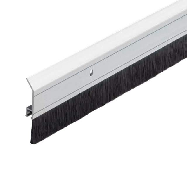 05100 - 36 in. Silver Aluminum with Brush Screw-on Door Sweep