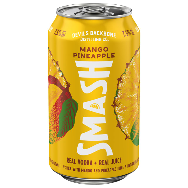 Devils Backbone Mango Pineapple Smash 12 oz Single CAN 7_5ABV - Plain Aluminum - Standard Gloss - Craft Direct