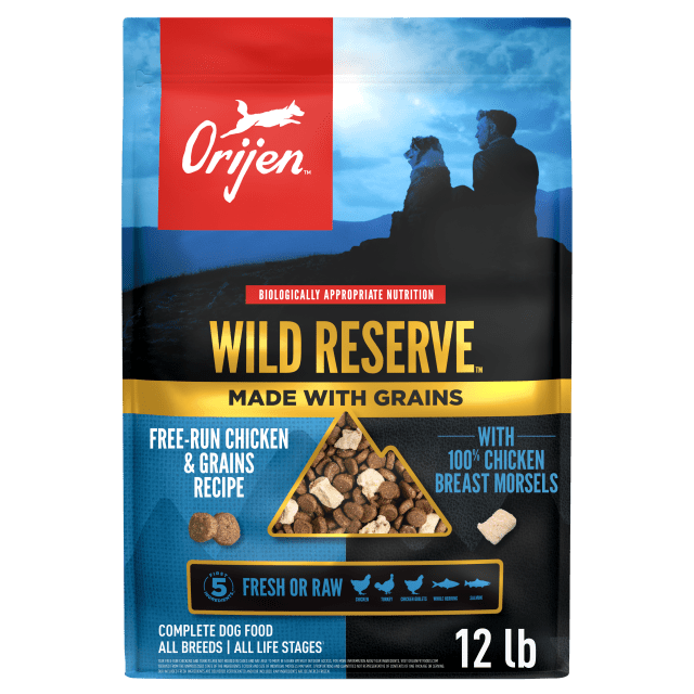 ORIJEN Wild Reserve Dry Dog Food Free-Run Chicken & Grains Recipe