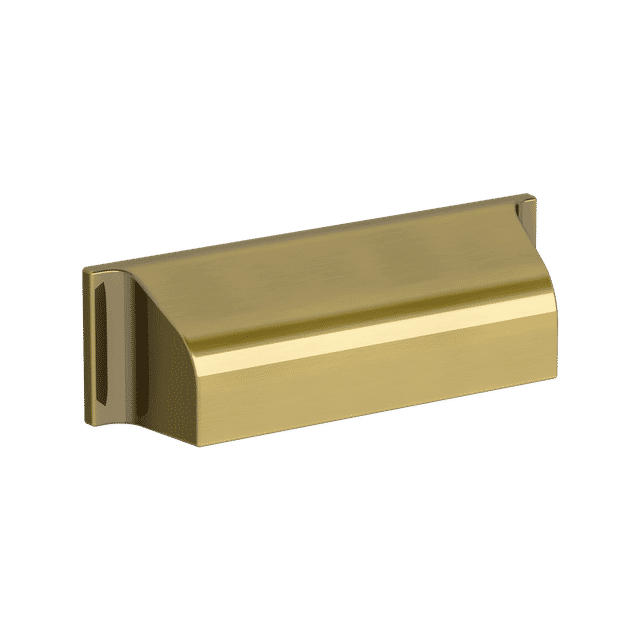 4421 Transitional 4" Cup Pull, In Heirloom Brass