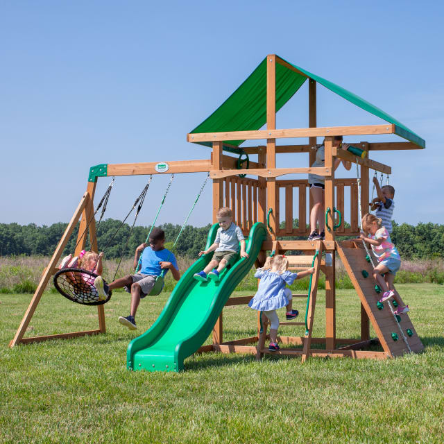 Cloud Peak Swing Set - Home Depot