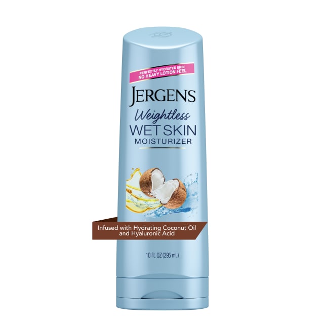 Jergens In Shower Lotion For Dry Skin, Wet Skin Moisturizer, 10 fl oz
