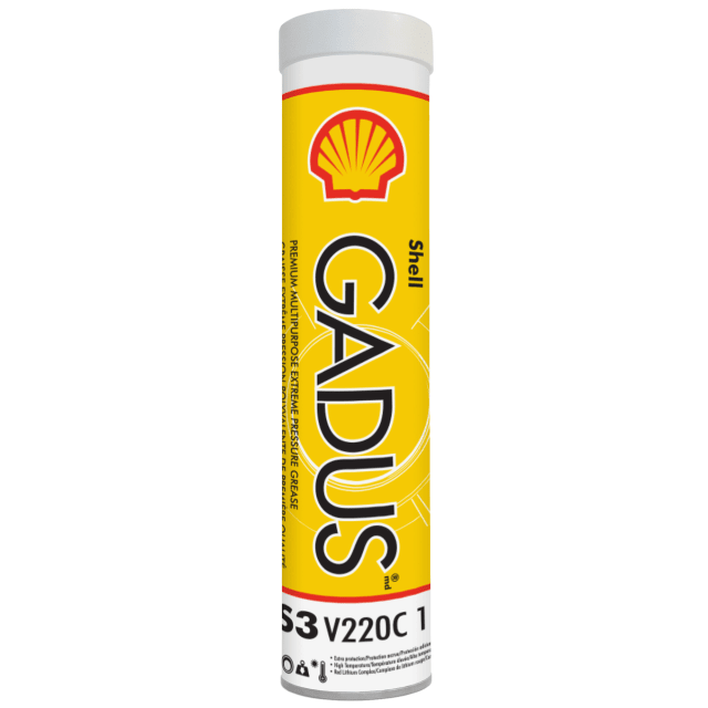Shell Gadus S3 V220C 1 Premium Multipurpose Extreme Pressure Grease, 14.1 Ounce