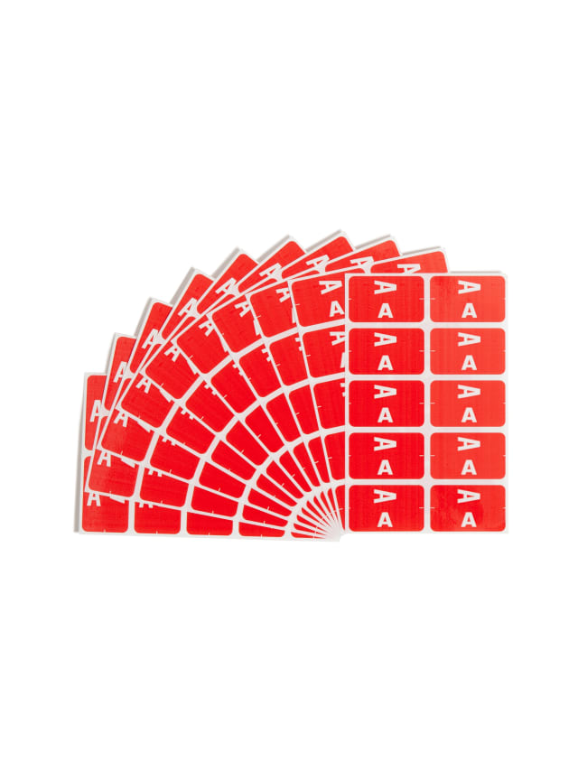 AlphaZ® ACCS Color Coded Alphabetic Labels - Sheets