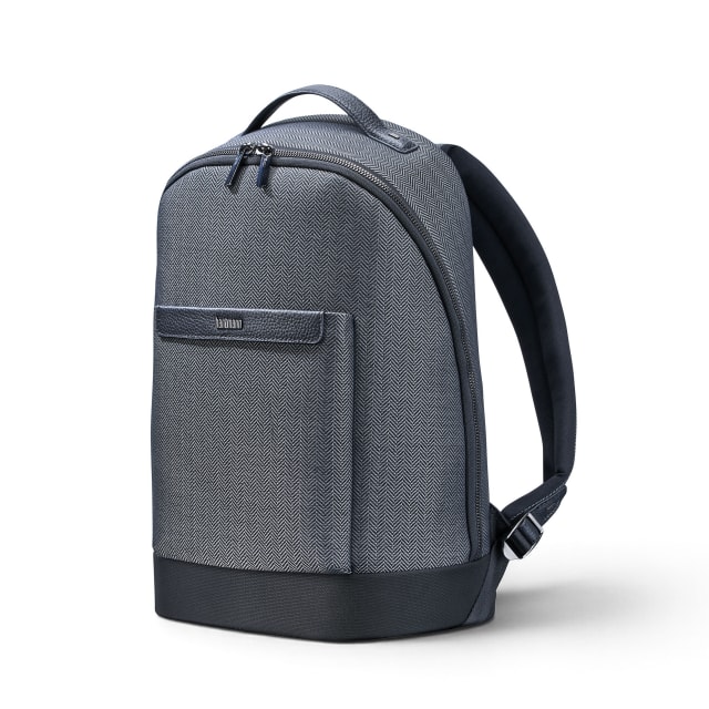 Herringbone Ss Standard Backpack - Black Herringbone