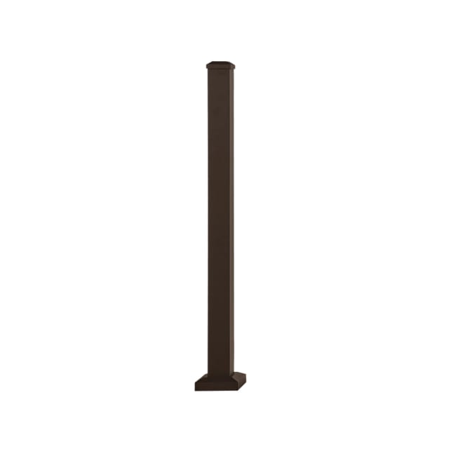 2.5-in x 2.5-in x 37-in Trex® Select™ Aluminum Rail Blank Post in Burnished Bronze