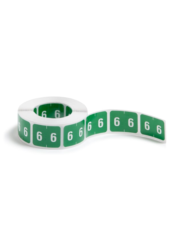 DCCRN Color-Coded Numeric Labels - Rolls