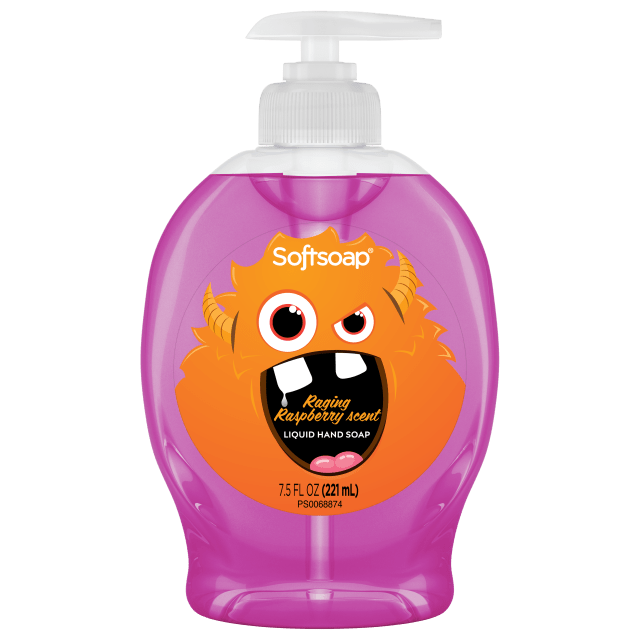 Softsoap Limited Edition Spooky Raspberry Vanilla Liquid Hand Soap, 7.5 oz Bottle