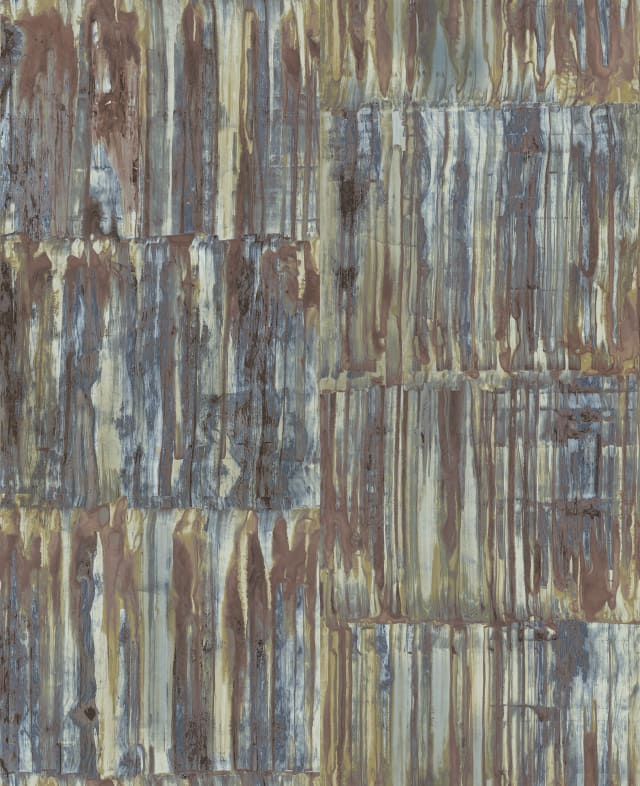 Patina Multicolor Metal Wallpaper