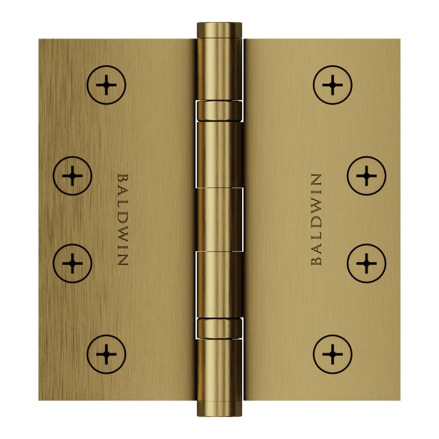 1041 4" Ball Bearing Hinge In Heirloom Brass