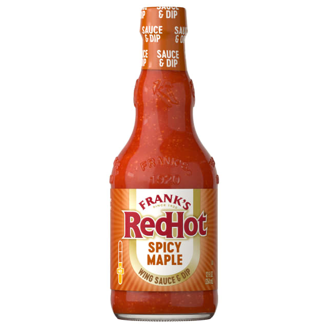 Frank's RedHot® Spicy Maple Wings Sauce, 12.0 fl oz