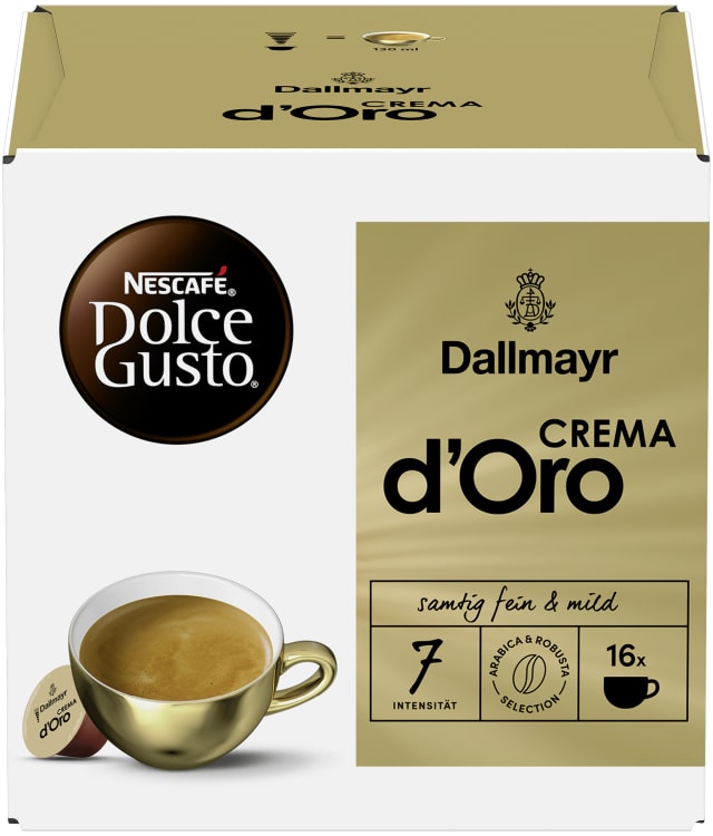 DOLCE GUSTO DALLMAYR Crema d'Oro 16 Capsule 120g