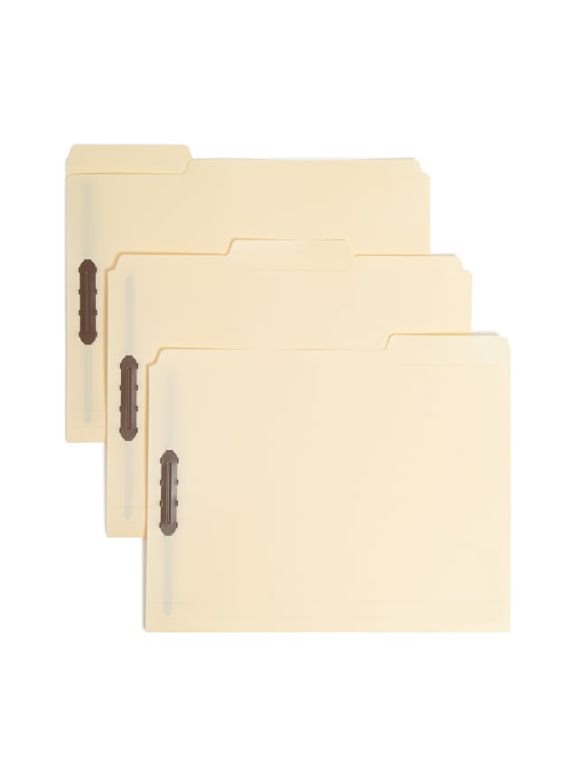 Poly Fastener File Folders