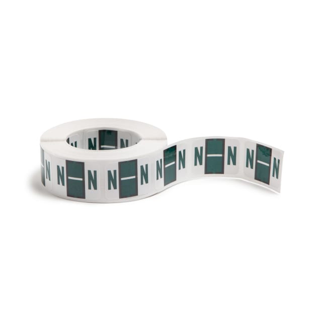 BCCR Bar Style Color-Coded Alphabetic Labels, A-Z Rolls