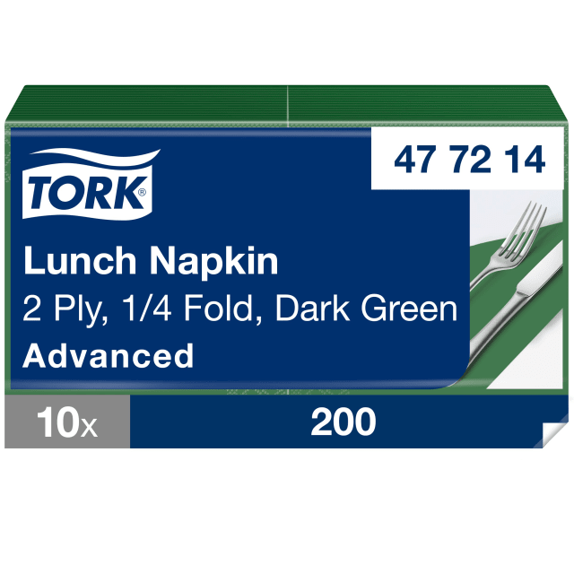 Tork Dark Green Lunch Napkin
