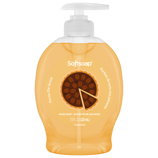 Softsoap Limited Edition Liquid Hand Soap, Kitchen or Bathroom Hand Soap, Pecan Pie Scent, 221 mL Pump Bottle