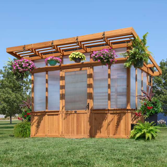 3.3m x 2.2m Poppy Greenhouse