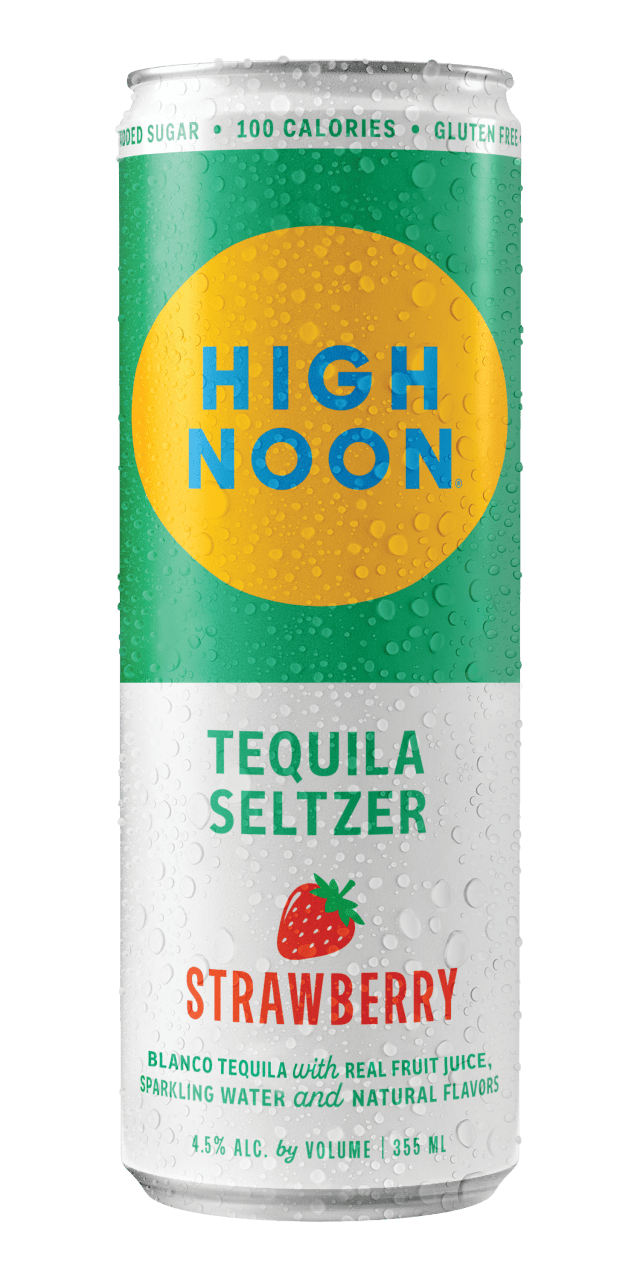 High Noon Strawberry Tequila Hard Seltzer Single Serve 355ml Can