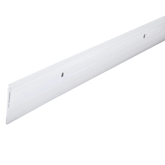05769 - 36 in. White Aluminum and Vinyl Heavy-duty Screw-on Door Sweep