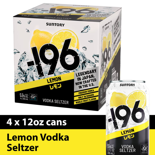-196 Ready to Drink Lemon 5.5 Can 6/4PK 355ML