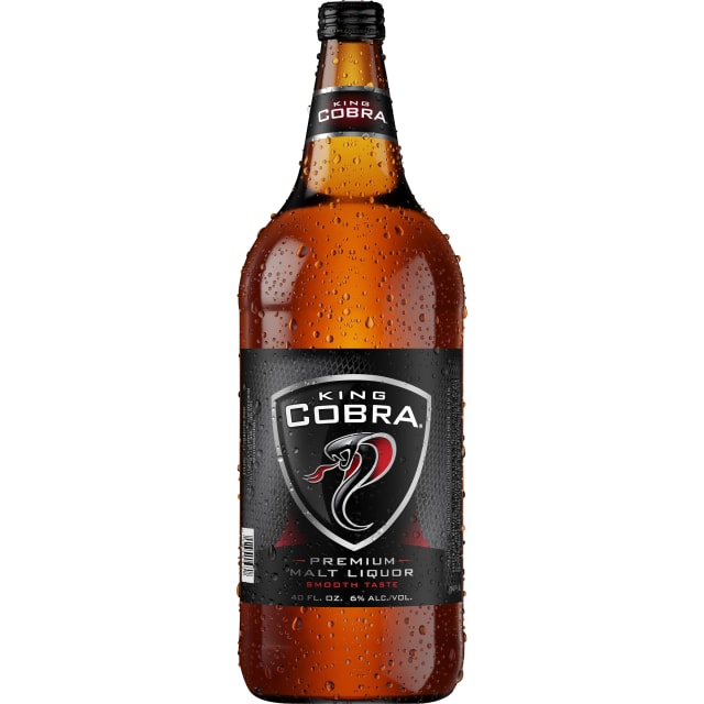 King Cobra Premium Malt Liquor, 40 fl. oz. Bottle