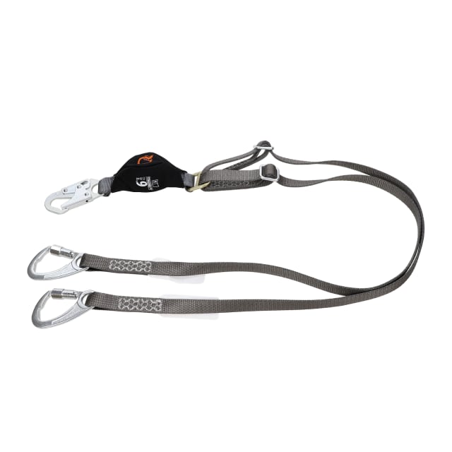 V-Series Tieback twin-leg energy absorbing 6' tie-back lanyard, ANSI Z359.13-2013