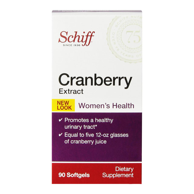 Schiff Cranberry Extract, 90 softgels - Women's Health Supplement