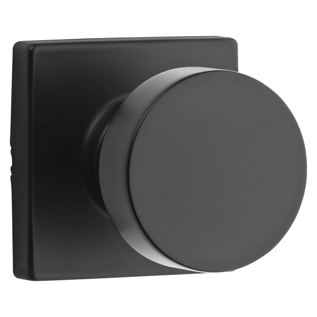Cambie Passage Knob in Matte Black