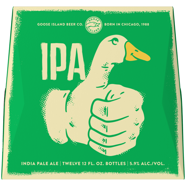 Goose Island IPA Craft Beer, India Pale Ale, 12 Pack Beer, 12 FL OZ Bottles