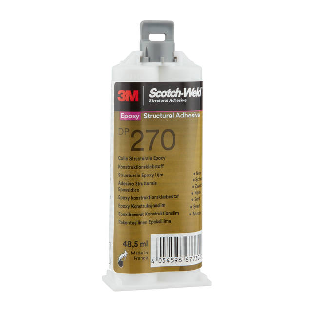 3M™ Scotch-Weld™ 2-Komponenten-Konstruktionsklebstoff auf Epoxidharzbasis DP270 Schwarz, 48.5 ml