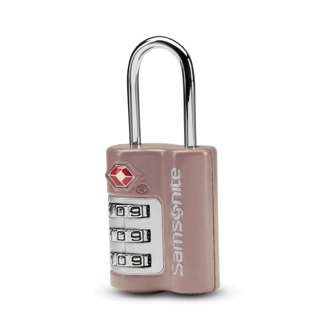 Lock & Security Acc 3 Dial Combo Lock T - Dusty Rose