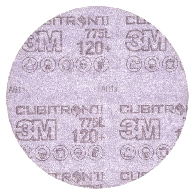 Disco de Lixa 3M™ Hookit™ Cubitron™ II 775L, 120+ 3MIL, 152 mm x NH
