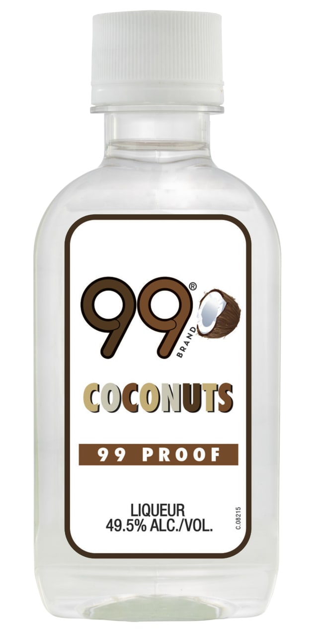 99 Schnapps Coconut Plastic 4/12PK 100ML