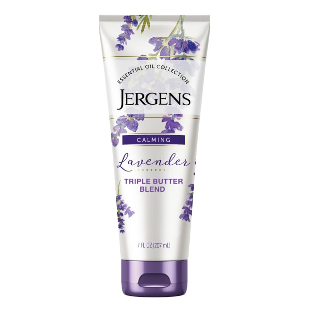 Jergens Lavender Hand & Body Lotion For Dry Skin, 7 fl oz