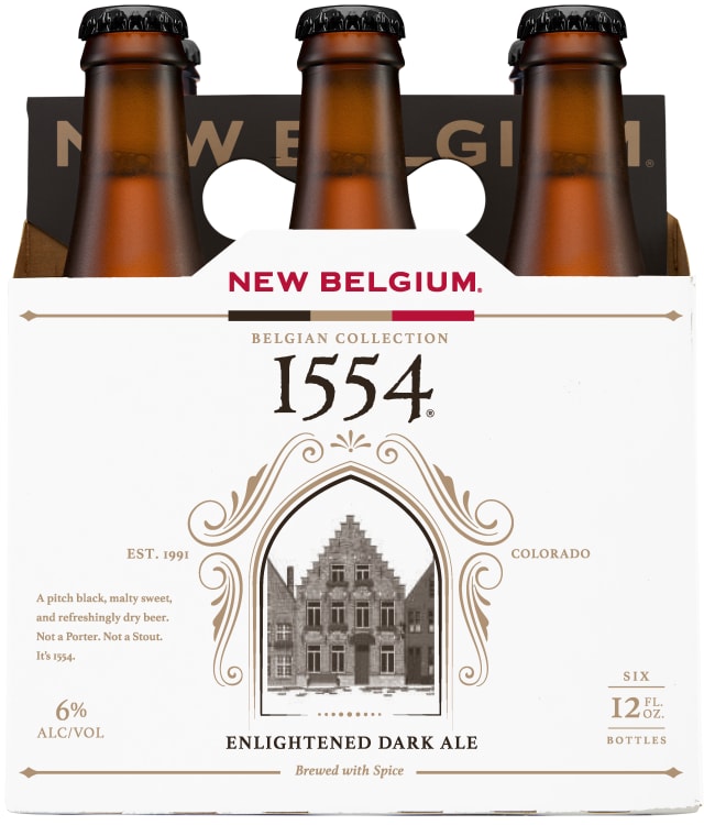 1554 Enlightened Dark Ale Beer, 6 Pack, 12 fl oz Bottles