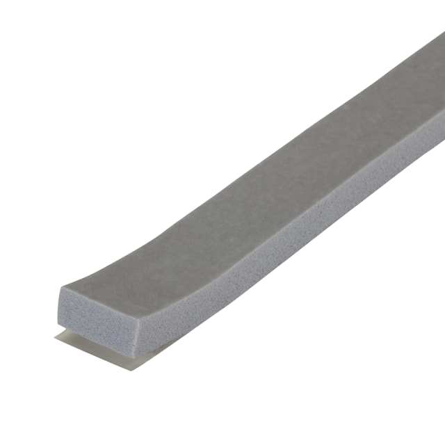 02279 - 1/4 in. x 1/2 in. x 17 ft. Gray Foam Window Seal for Medium Gaps