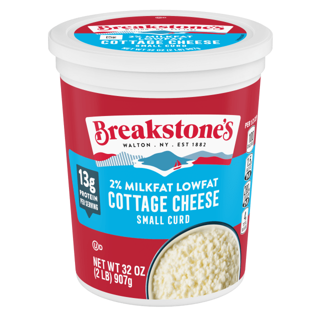 Breakstone's Lowfat Small Curd Cottage Cheese with 2% Milkfat, 32 oz Tub