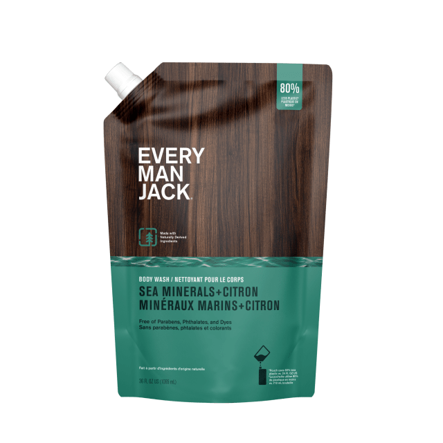 Every Man Jack Sea Minerals Citron Body Wash Refill - 36 fl oz
