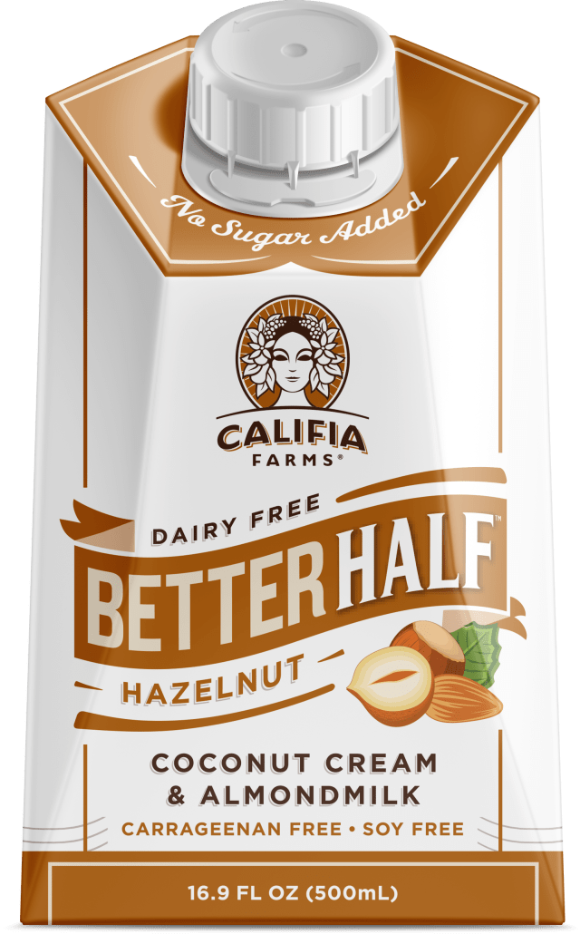 Hazelnut Better Half Almond Milk Half and Half