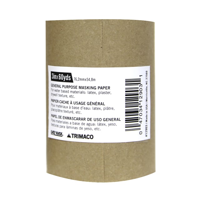 Easy Mask® General Purpose Masking Paper, Brown, 3"x180'