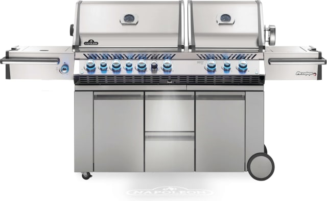 Classic Prestige® PRO 825 Natural Gas Grill with Power Side Burner and Infrared Rear &amp; Bottom Burners, Stainless Steel