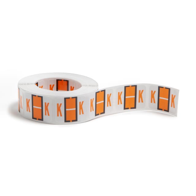 BCCR Bar Style Color-Coded Alphabetic Labels, A-Z Rolls