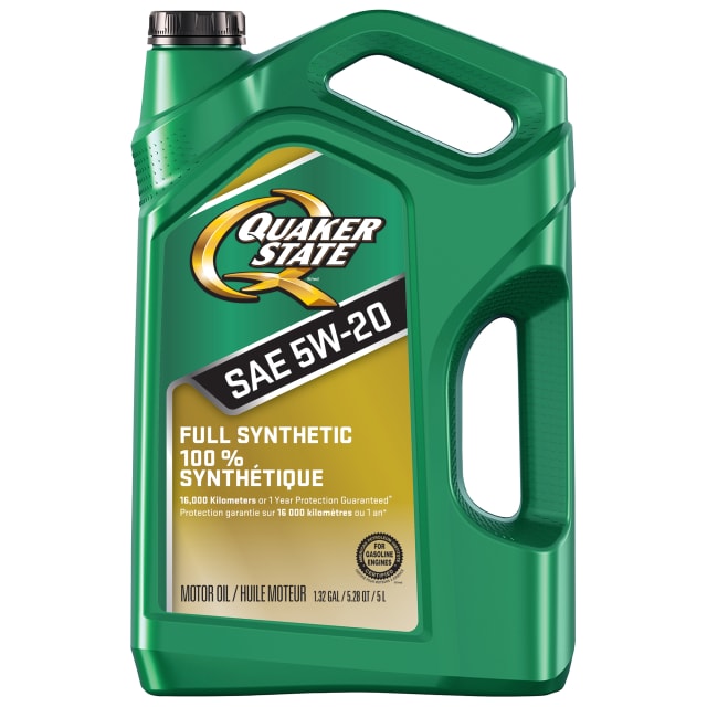 Huile moteur Quaker State 100 % synthétique SAE 5W-20, 5 litres