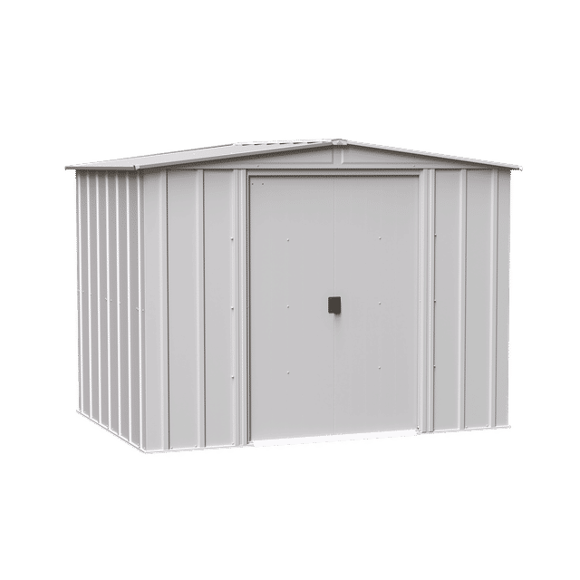 Arrow Steel Storage Shed, 8x6 ft., Eggshell