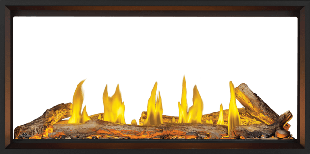 Tall Linear Vector™ 50 See Through Direct Vent Gas Fireplace, Direct Vent Fireplace, Natural Gas, Electronic Ignition